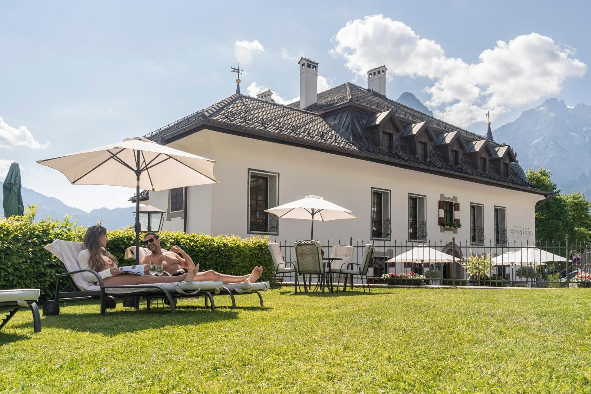 Aparthotel Ansitz Felsenheim レルモース エクステリア 写真